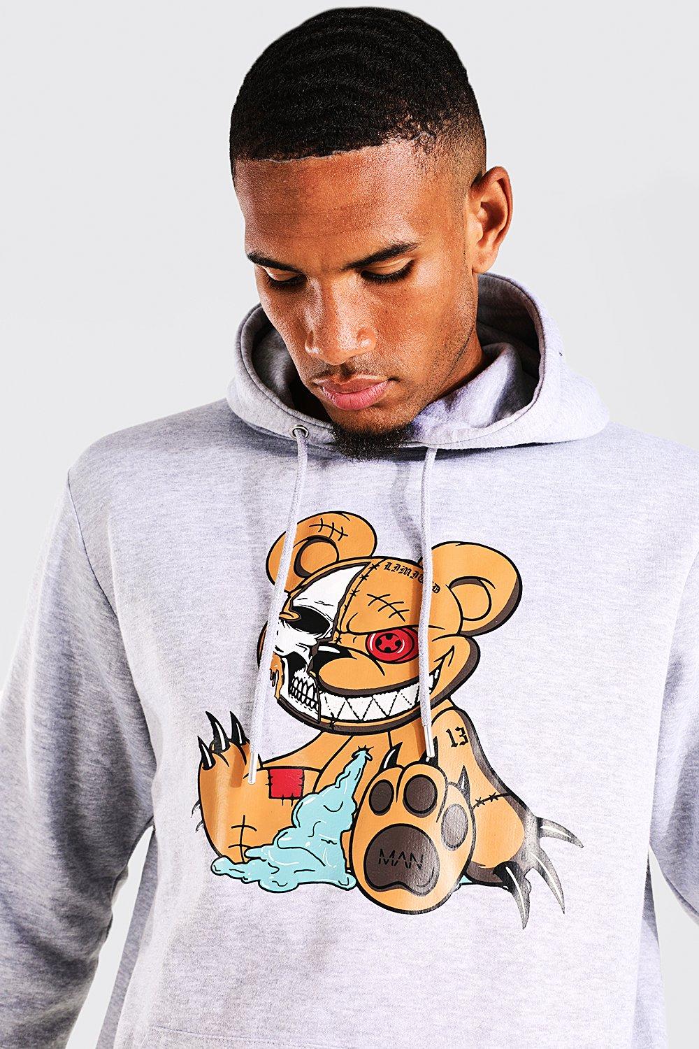 Tall Evil Teddy Hoodie